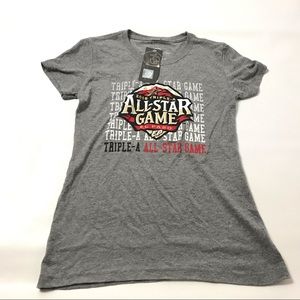 108 Stitches Gray Cotton Short Sleeve Shirt Size S